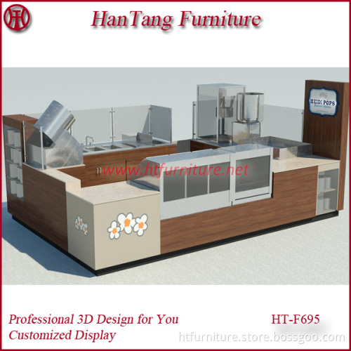 Plywood trolley carts with laminate surface finished treatment